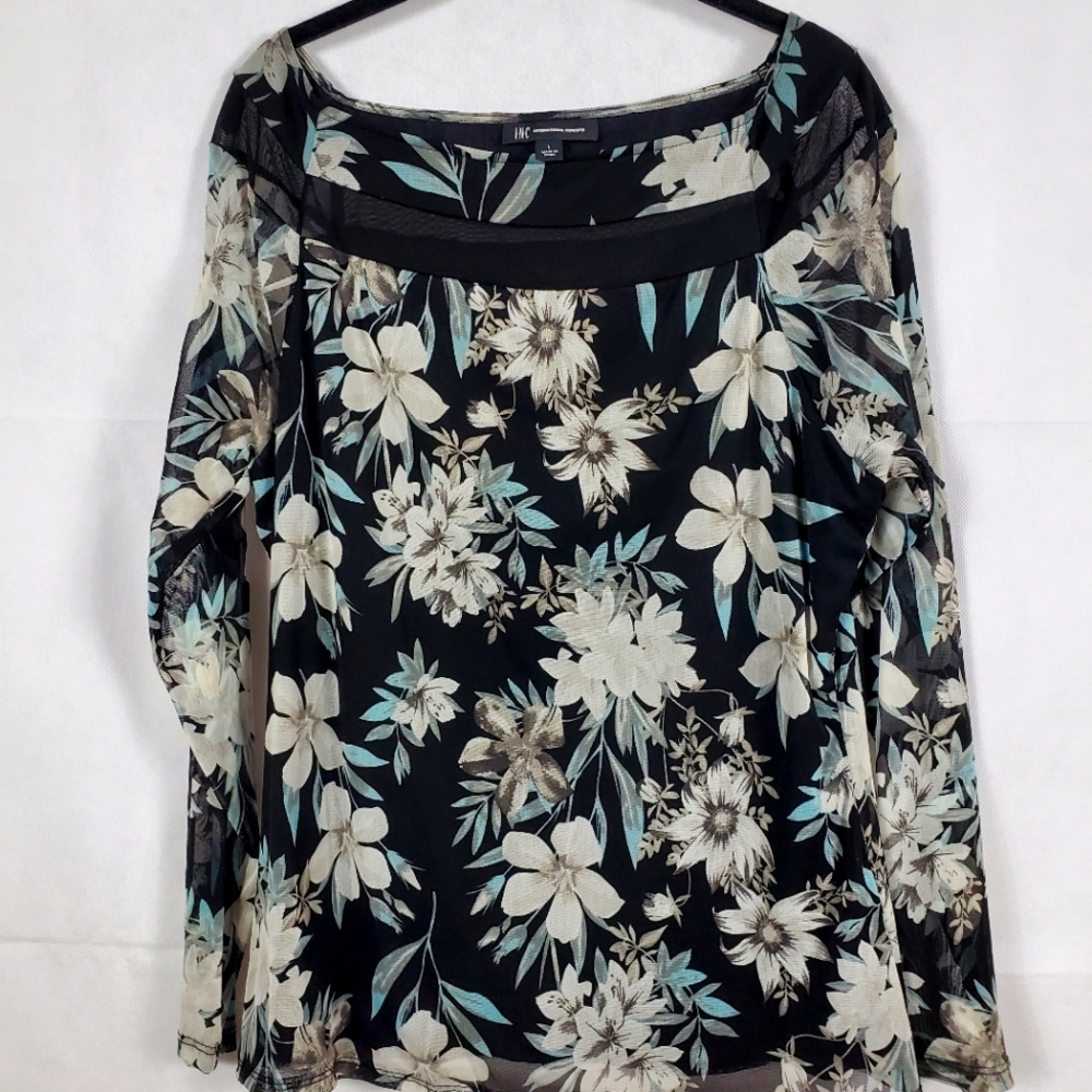 Women's Long Sleeved INC Blouse - Picture 2 of 4